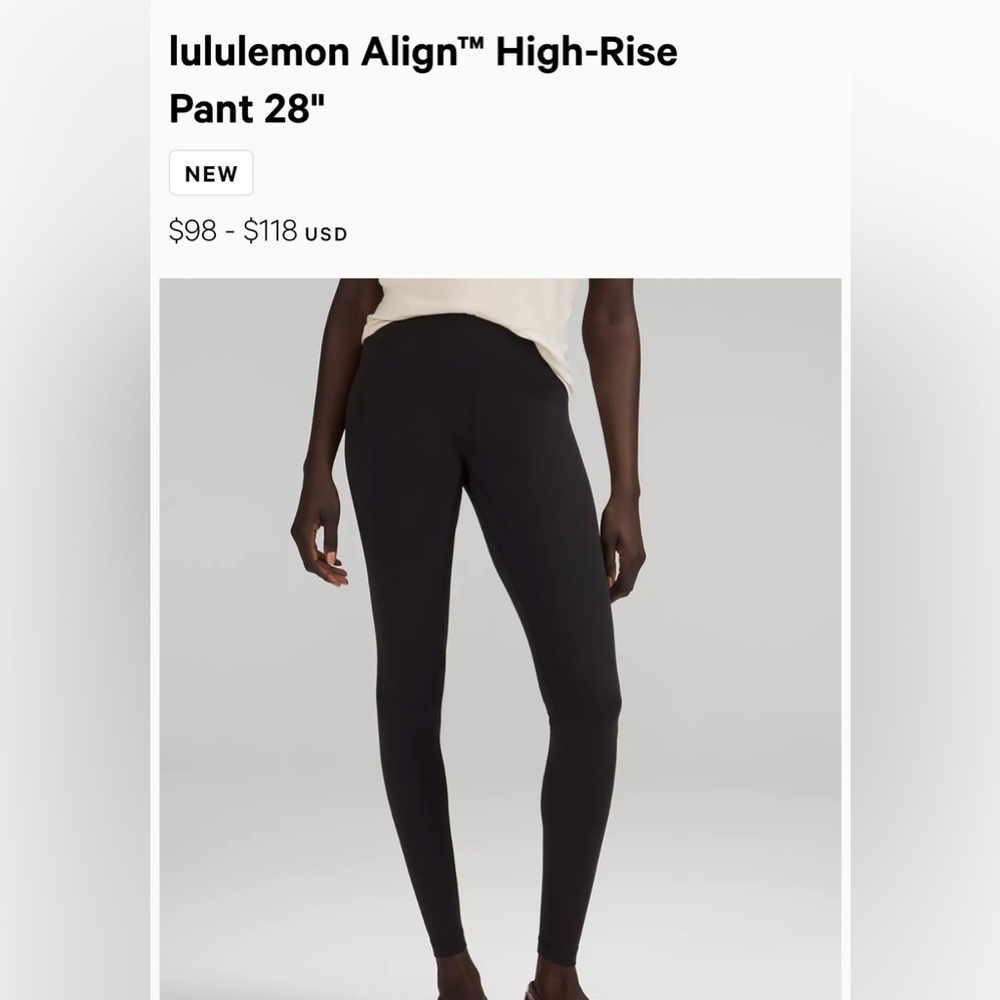 ⭐️NWOT lululemon Align Leggings⭐️